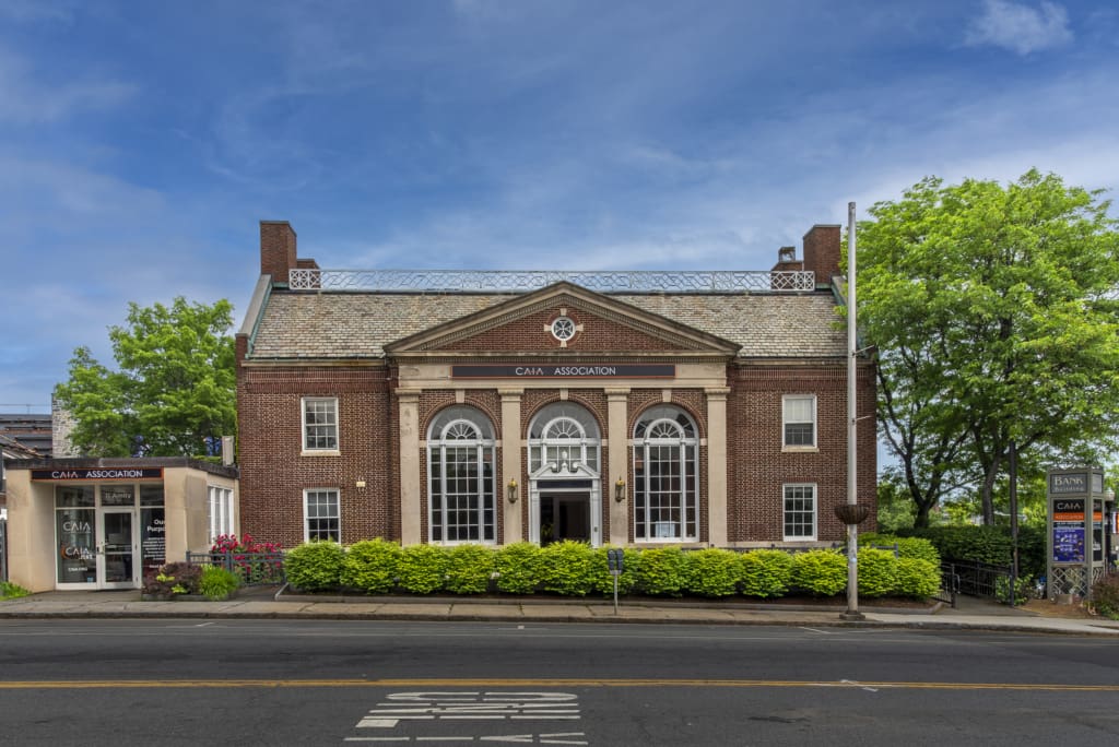 The Bank Building on Amity